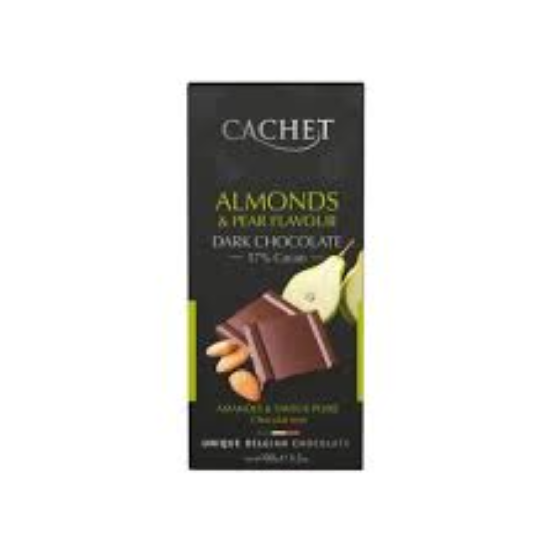 CACHET 57% ORGANIC D/CHOC/COC/PINE100G 